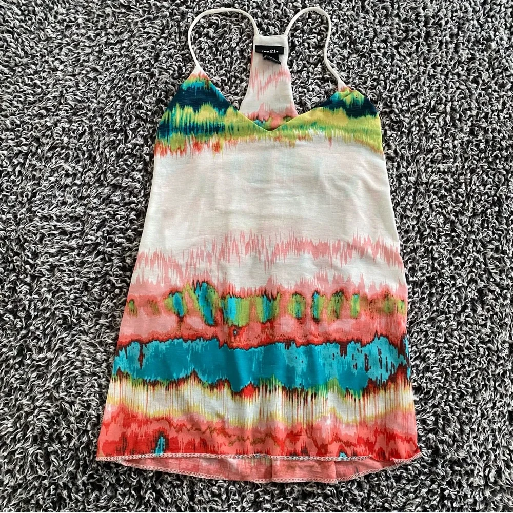 Multi Color Rue21 Tank Top Small - Picture 1 of 5
